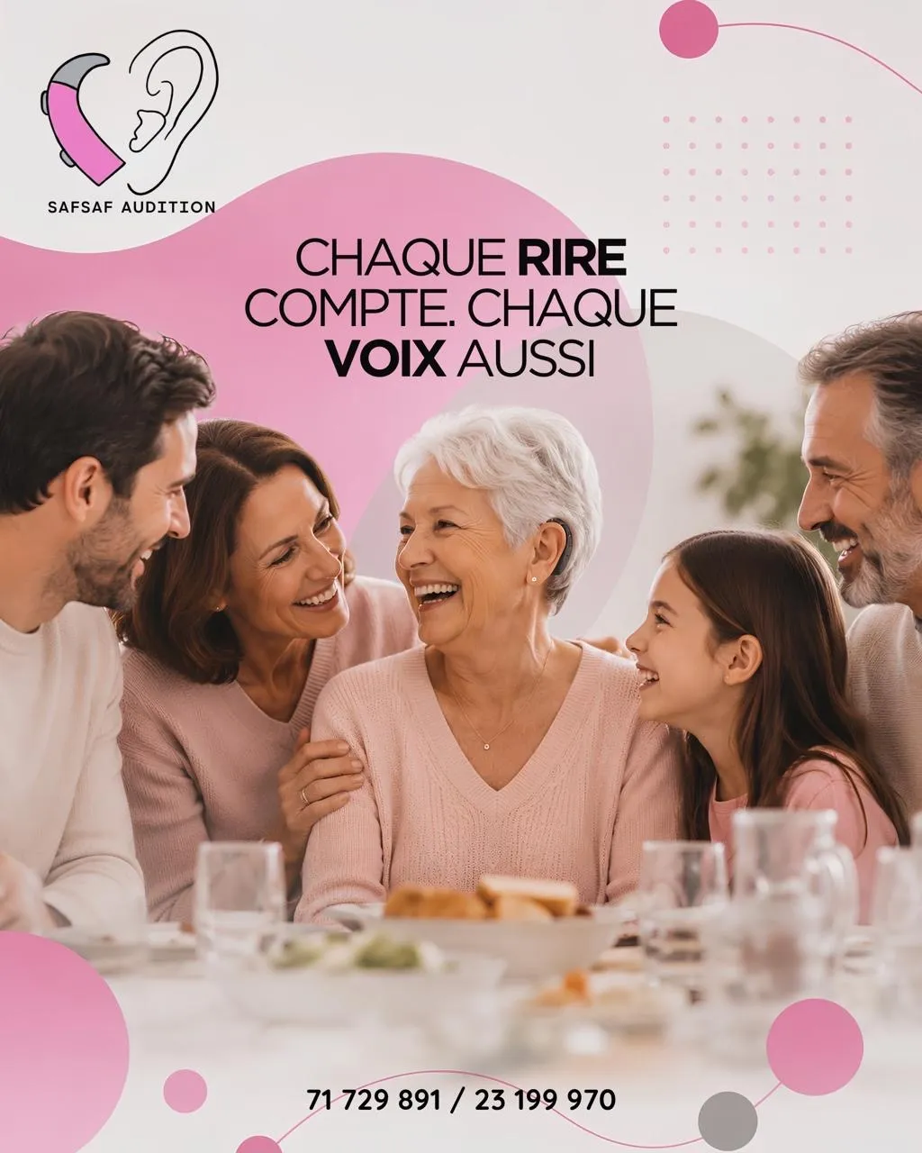 Publication Instagram Safsaf Audition : chaque rire compte, chaque voix aussi